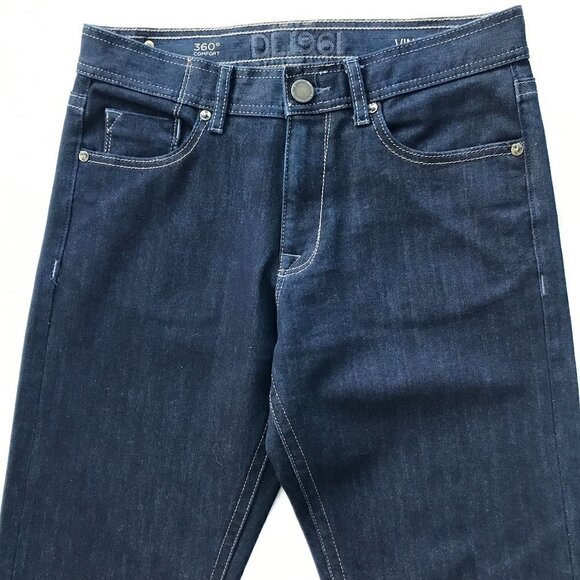 DL1961 Vince Men's Stretch Straight Leg Dark-wash Blue Jeans EUC  29 X 34 - Picture 7 of 15